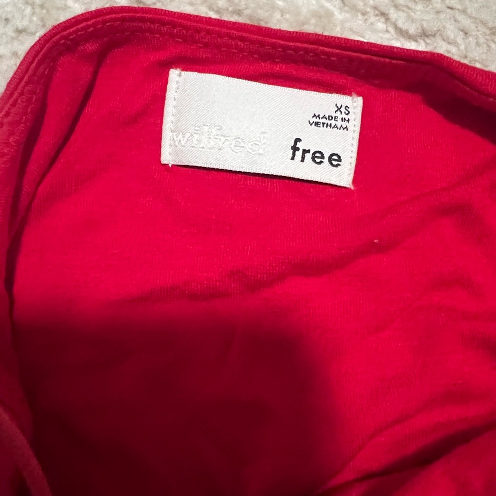 Aritzia Contour Mini Dress in Red - Picture 4 of 4